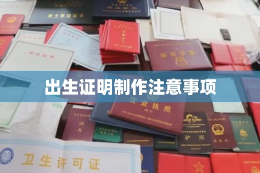 东阿出生证明制作注意事项