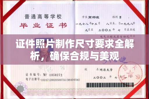 东阿证件照片制作尺寸要求全解析，确保合规与美观