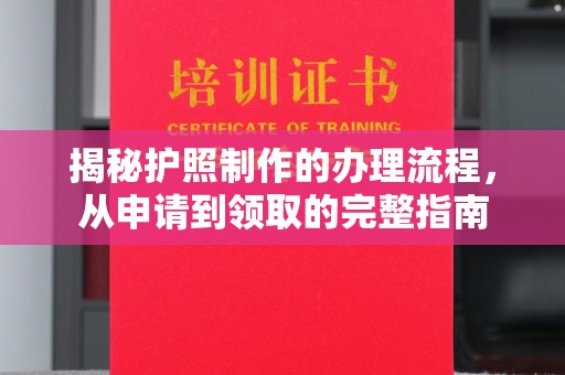 东阿揭秘护照制作的办理流程，从申请到领取的完整指南