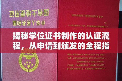 东阿揭秘学位证书制作的认证流程，从申请到颁发的全程指南