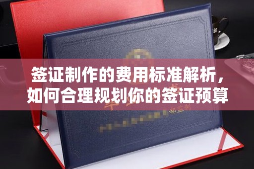 东阿签证制作的费用标准解析，如何合理规划你的签证预算