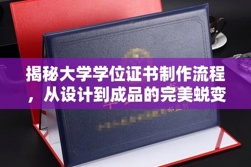 东阿揭秘大学学位证书制作流程，从设计到成品的完美蜕变