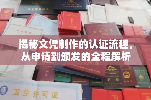 东阿揭秘文凭制作的认证流程，从申请到颁发的全程解析